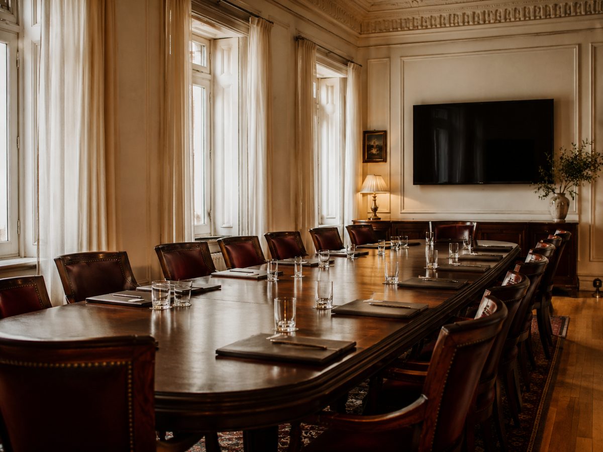 Sala de reuniões executivas